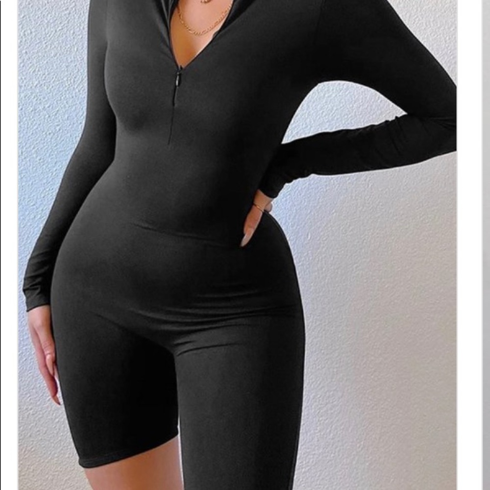 NWT Black Stretch Jumpsuit sz S/M/L